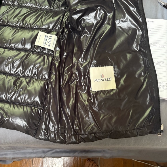 Moncler Shiny Black Puffer Jacket Men Size 3 - Picture 9 of 14
